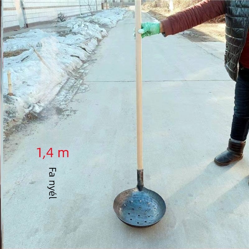 Fém csatornavíz-iszapkanál gödrök és csatornák tisztítására (Modell: C30878; Márka: Pride surplus; Anyag: közepes széntartalmú acél; Feldolgozás testreszabása: Igen)