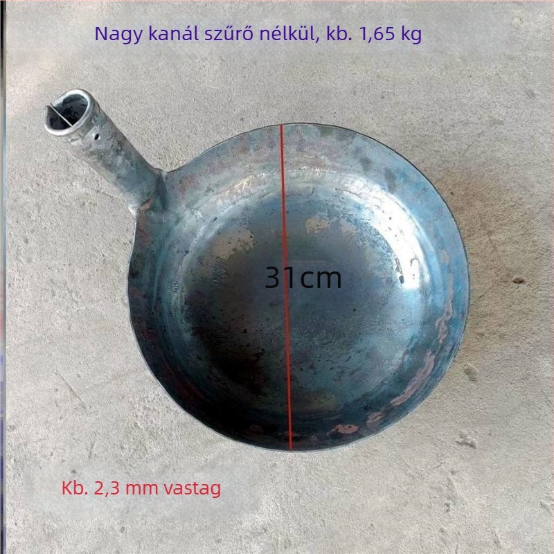 Fém csatornavíz-iszapkanál gödrök és csatornák tisztítására (Modell: C30878; Márka: Pride surplus; Anyag: közepes széntartalmú acél; Feldolgozás testreszabása: Igen)