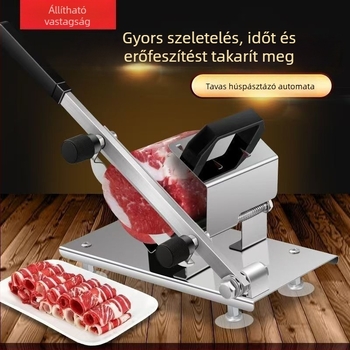 Kézi bárányhús tekercs szeletelő — szeletelő eszköz fagyasztott és főtt húsokhoz, otthoni és üzleti használatra
