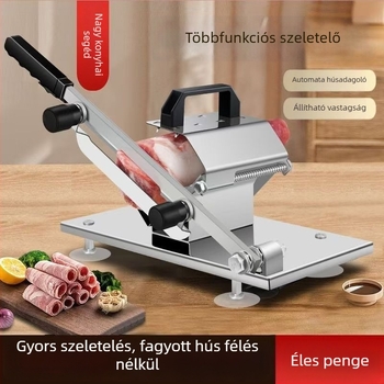 Kézi bárányhús tekercs szeletelő — szeletelő eszköz fagyasztott és főtt húsokhoz, otthoni és üzleti használatra