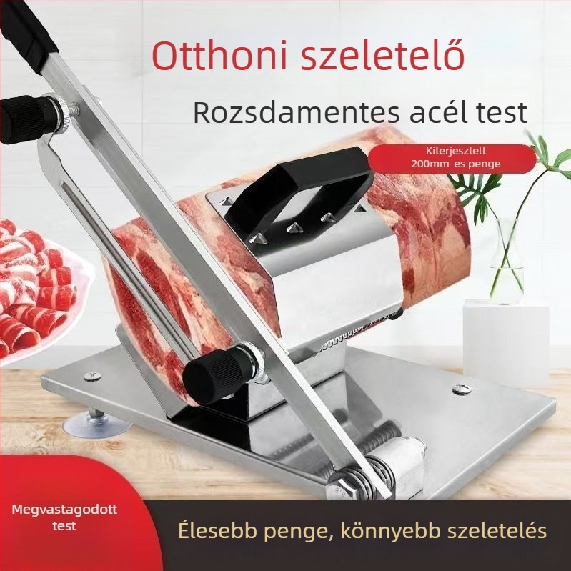 Kézi bárányhús tekercs szeletelő — szeletelő eszköz fagyasztott és főtt húsokhoz, otthoni és üzleti használatra