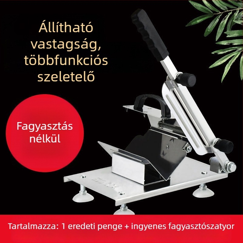 Kézi bárányhús tekercs szeletelő — szeletelő eszköz fagyasztott és főtt húsokhoz, otthoni és üzleti használatra