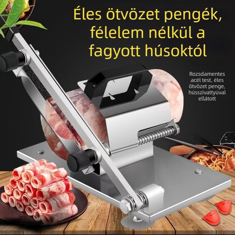 Kézi bárányhús tekercs szeletelő — szeletelő eszköz fagyasztott és főtt húsokhoz, otthoni és üzleti használatra