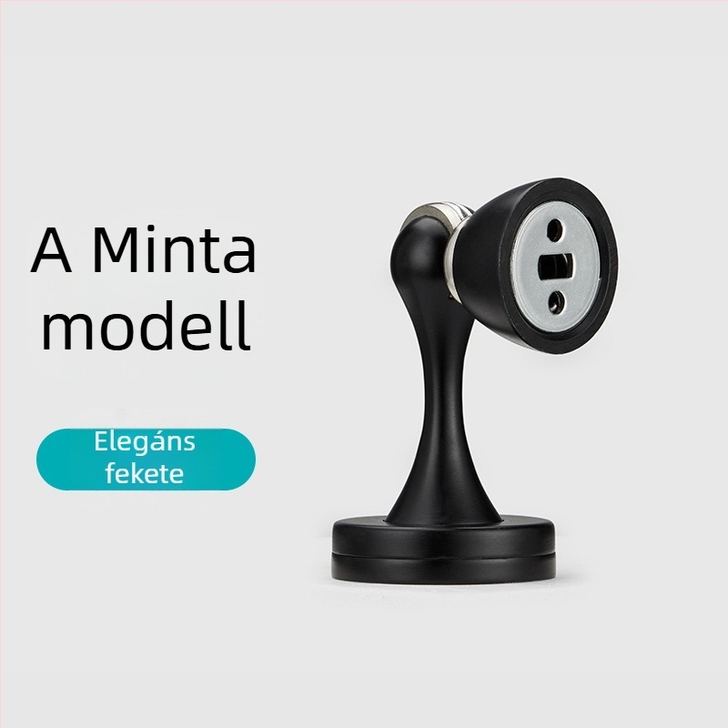 Ajtó szívó ötvözet, erős mágneses modell, falra szerelhető, felület huzalos mintázatú, belső ajtókhoz