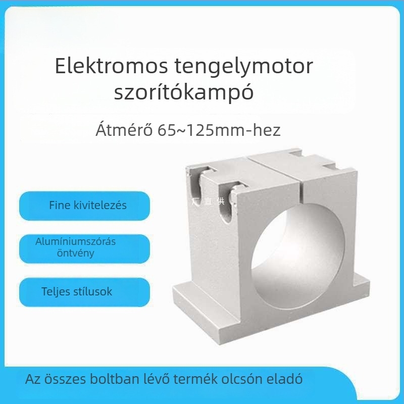 Gravírozó gép orsó motor tartó, öntött alumínium tartó, csúszásmentes fogazás