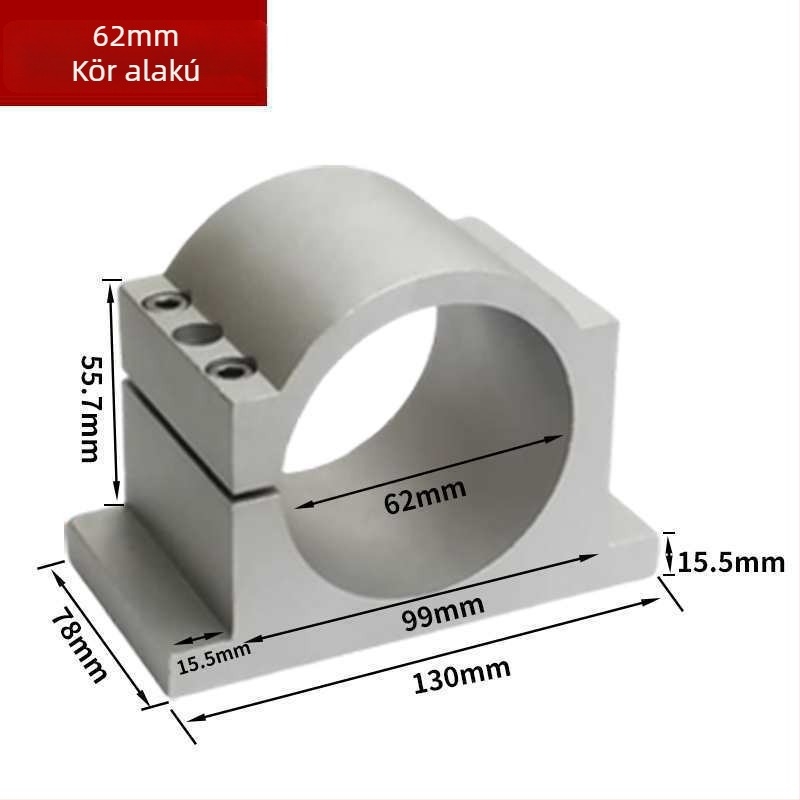 Gravírozó gép orsó motor tartó, öntött alumínium tartó, csúszásmentes fogazás