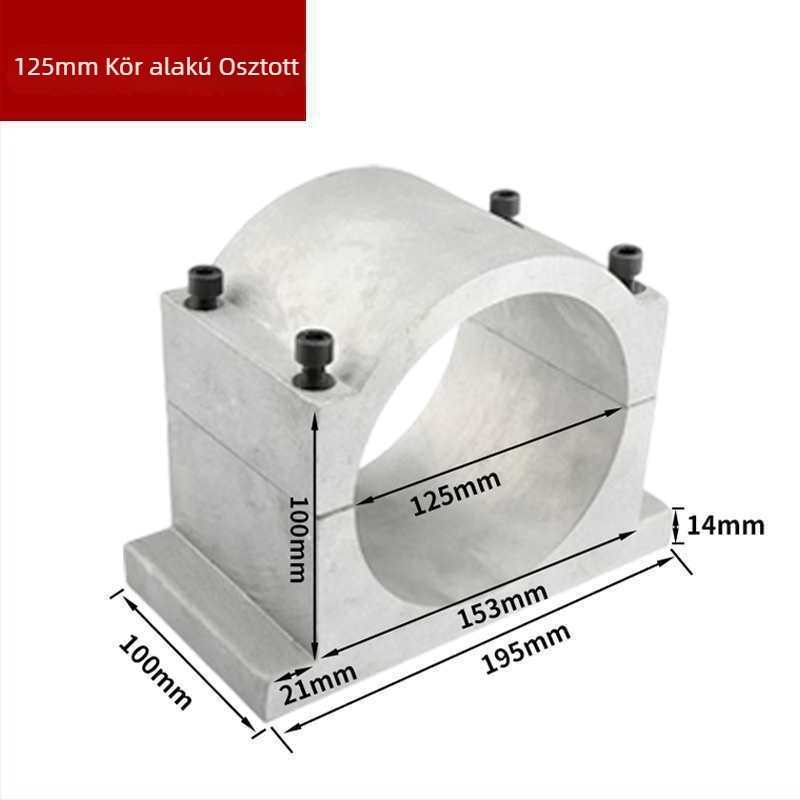 Gravírozó gép orsó motor tartó, öntött alumínium tartó, csúszásmentes fogazás
