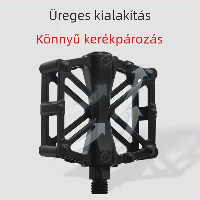 Összecsukható kerékpárpedál gömbcsapágyas, alumínium ötvözet, univerzális illesztés