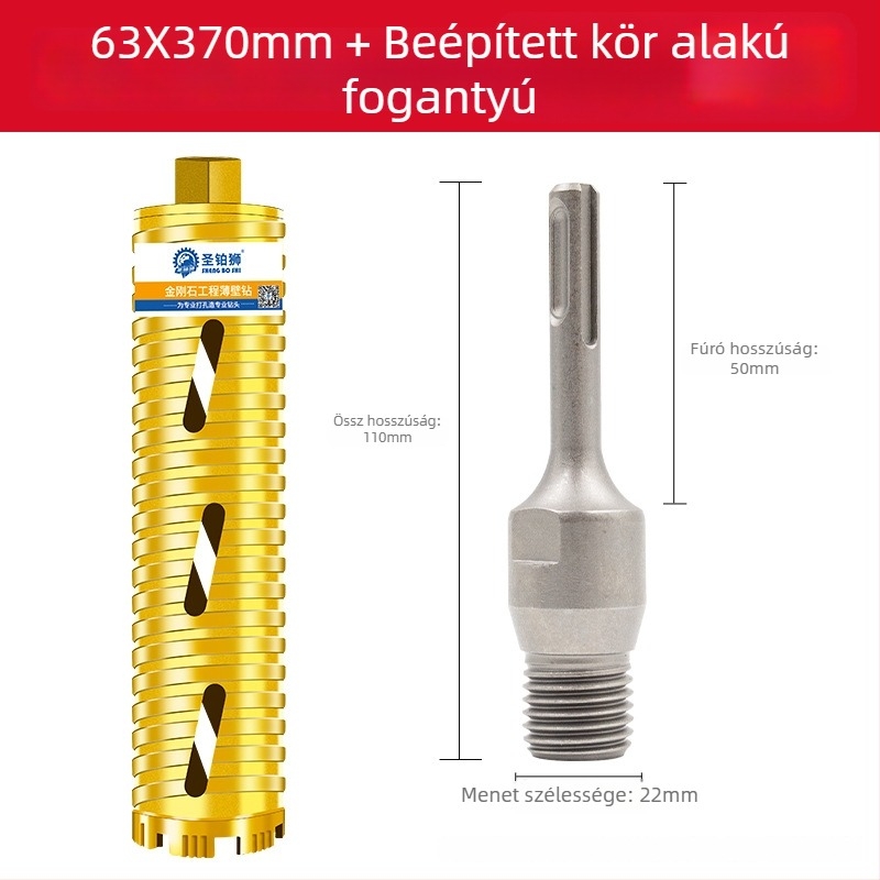 San Platinum Lion szárazfúrásra tervezett fúró betonfalakhoz – nyíláskészítő