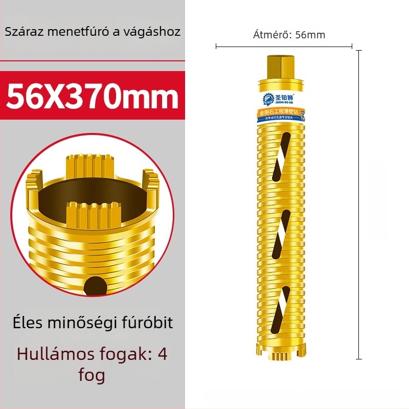 San Platinum Lion szárazfúrásra tervezett fúró betonfalakhoz – nyíláskészítő