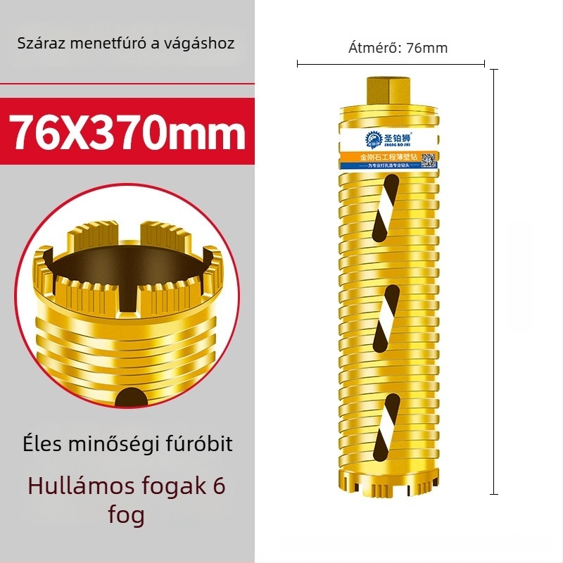 San Platinum Lion szárazfúrásra tervezett fúró betonfalakhoz – nyíláskészítő