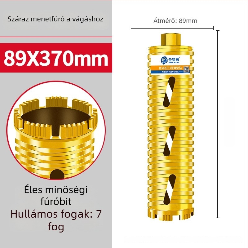 San Platinum Lion szárazfúrásra tervezett fúró betonfalakhoz – nyíláskészítő