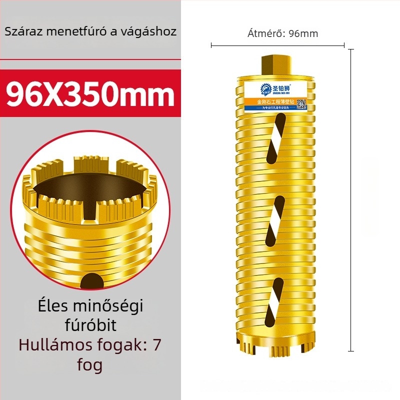 San Platinum Lion szárazfúrásra tervezett fúró betonfalakhoz – nyíláskészítő