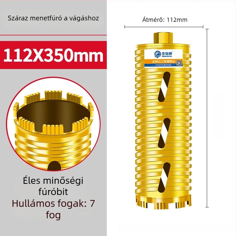 San Platinum Lion szárazfúrásra tervezett fúró betonfalakhoz – nyíláskészítő