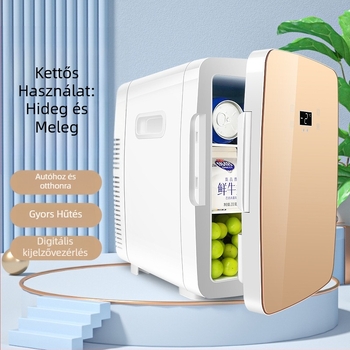 Félvezető autóhűtő | 50W, 12V/220V, 2°C hűtés, 65°C melegítés, műanyag ház