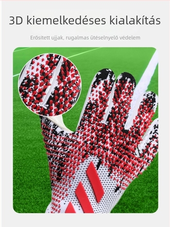 Futballkapus kesztyű - gumi, uniszex, testreszabható, meccsre és edzésre