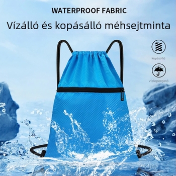 Sport hátizsák oxford anyagból, vízálló, kopásálló, ívelt vállpánt, uniszex