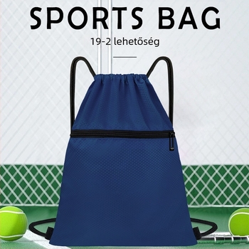 Sport hátizsák oxford anyagból, vízálló, kopásálló, ívelt vállpánt, uniszex