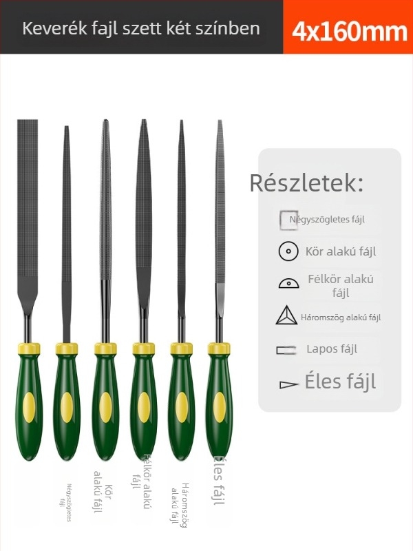 Shengda Fájl- és csiszoló készlet, assortált fájlok kettős mintázattal, ötvözet anyag, testreszabható feldolgozás