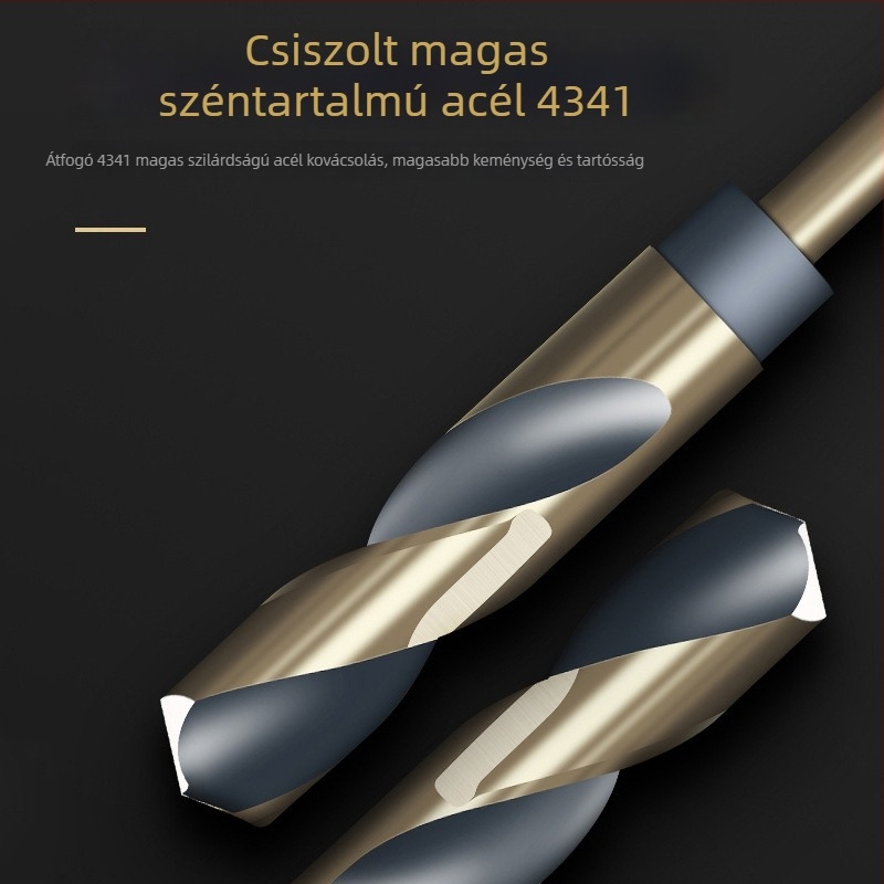 M43 kobalt spirálfúró, 1/2 hüvelykes szár, rozsdamentes acél és vasötvözetek fúrására, fúró-reamer