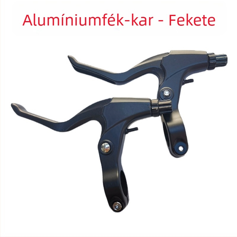 Fékkar kerékpárhoz, univerzális, fél alumínium modell, ujjal történő fékezés, alkalmas összecsukható, hegyi és gyerek kerékpárokhoz