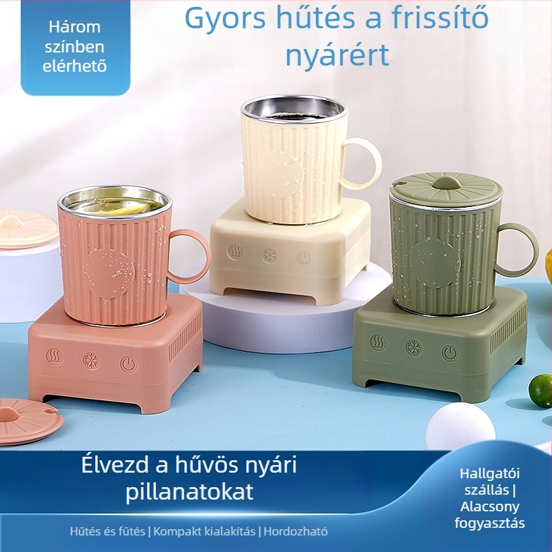 GY-LR1201 Hűtő/Melegítő pohár – 36W, Gyors hűtés és melegítés, Kapacitás 1 L alatt, Érintéses vezérlés, Szigetelés