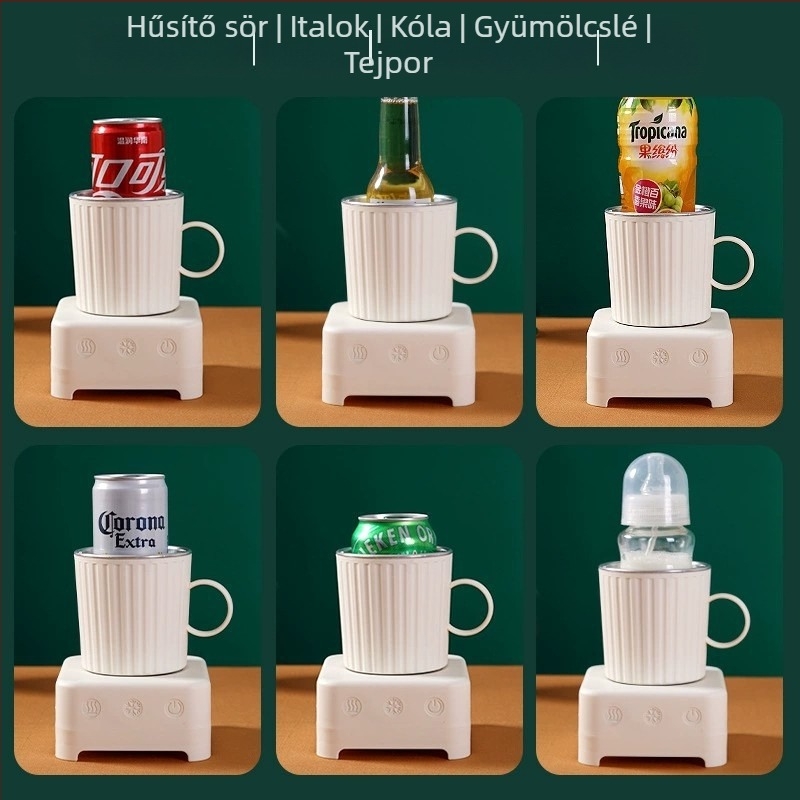 GY-LR1201 Hűtő/Melegítő pohár – 36W, Gyors hűtés és melegítés, Kapacitás 1 L alatt, Érintéses vezérlés, Szigetelés