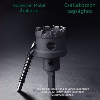 Topson Karbid Lyuknyitó Vasakhoz – Ipari Minőség, Kopásálló Rozsdamentes Acél