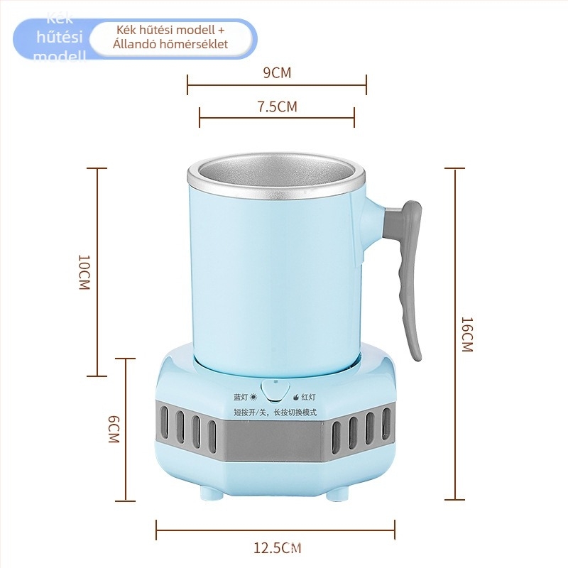 Qundele kettős használatú hideg/meleg pohár, gyors hűtés, 500 ml, 36W, érintéses vezérlés