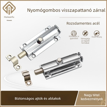 Pillangózár (Modell Xk1005; Anyag: 201 rozsdamentes acél; Felület: polírozott; Márka: Huiwanfu)