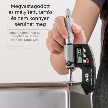Rozsdamentes acélból készült téglalap alakú tálca, többfunkciós, sík aljzattal, japán stílus