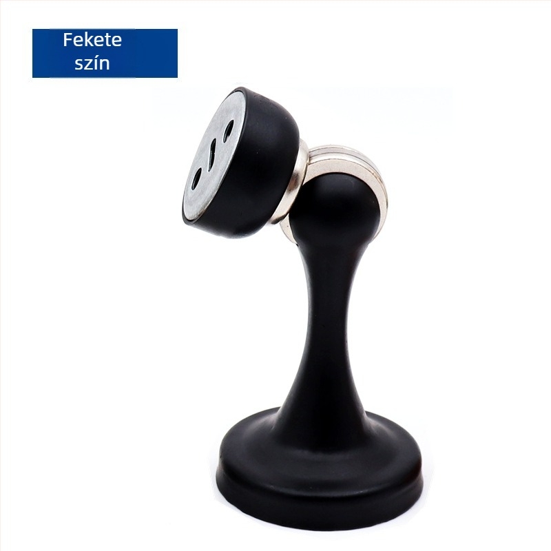 Ajtóstopper, Modell Yasabi 828, Rozsdamentes acél, Fúrás nélkül, Padlóra szerelhető, Automatikus