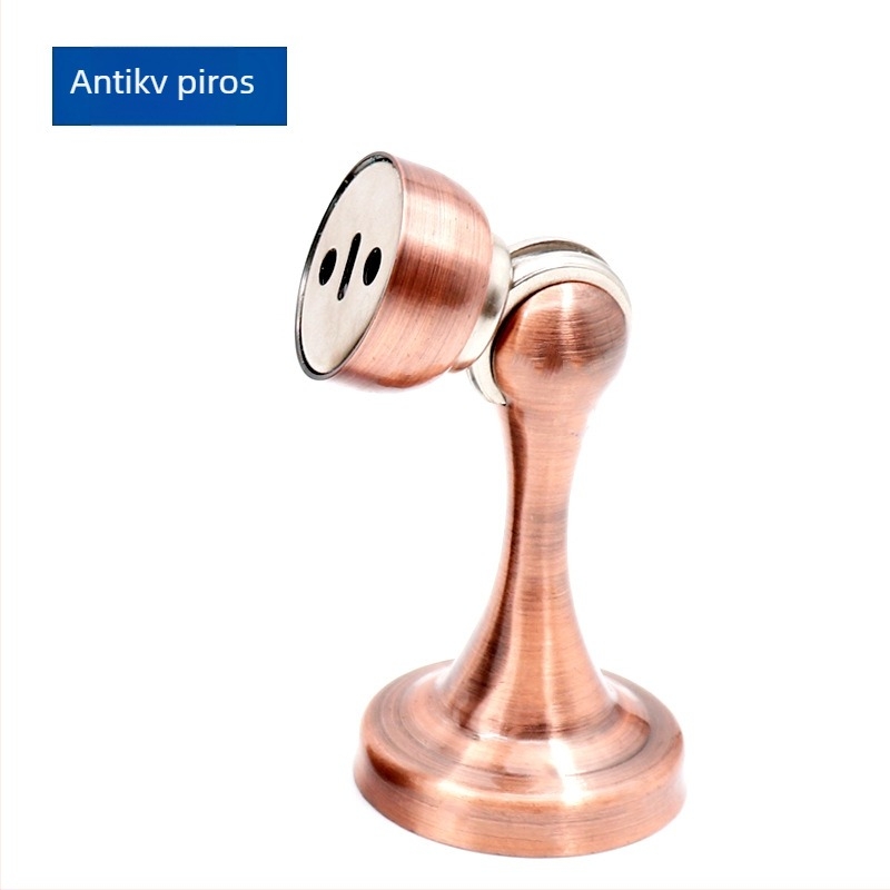 Ajtóstopper, Modell Yasabi 828, Rozsdamentes acél, Fúrás nélkül, Padlóra szerelhető, Automatikus