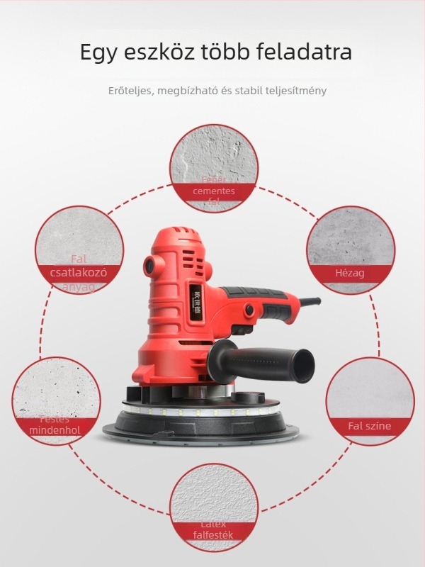 Enned Kompakt Falcsiszoló – Pormentes Csiszolás és Vakolat Polírozás (Brand: Enned)