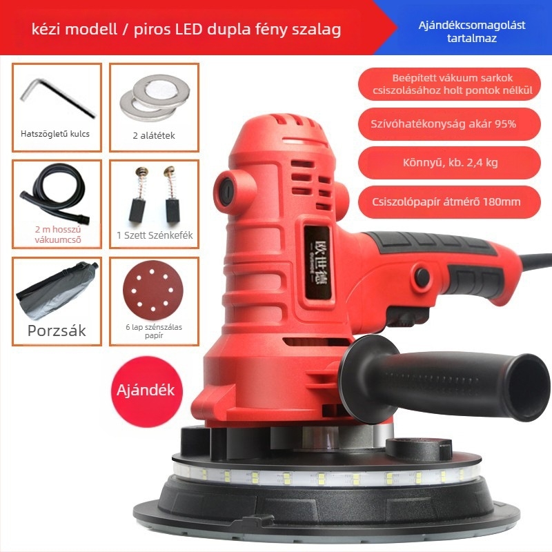 Enned Kompakt Falcsiszoló – Pormentes Csiszolás és Vakolat Polírozás (Brand: Enned)