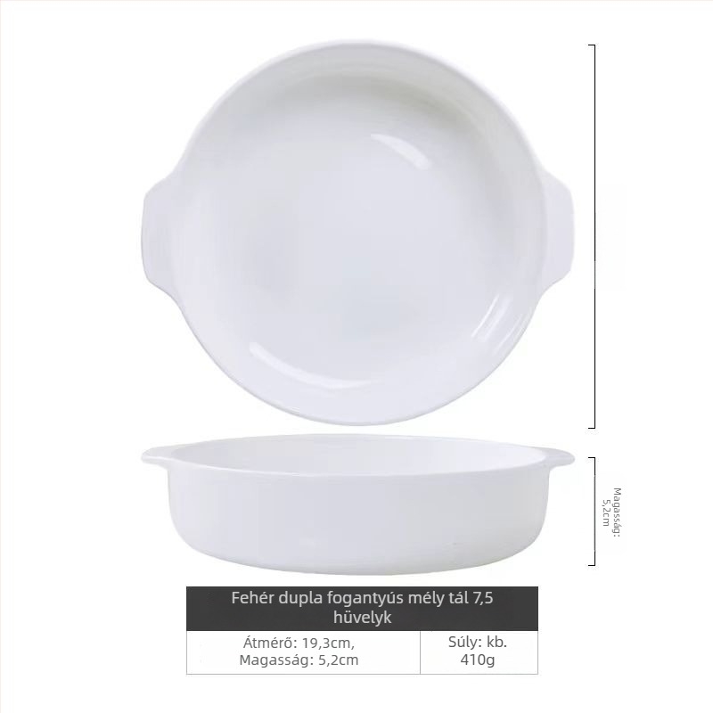 Csontporcelán tál, mély, kör alakú, >45% csontporcelán, alul-glazúros felület, mikrosütőben használható, logónyomás lehetőség