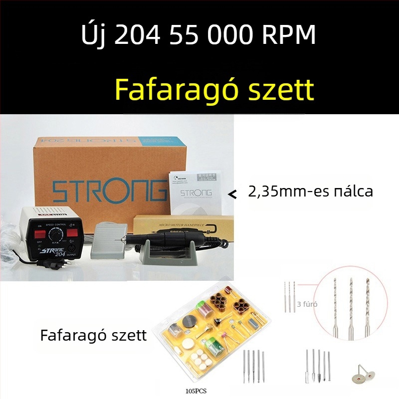 Shixin 204 Kompakt elektromos jade- és fa gravírozógép