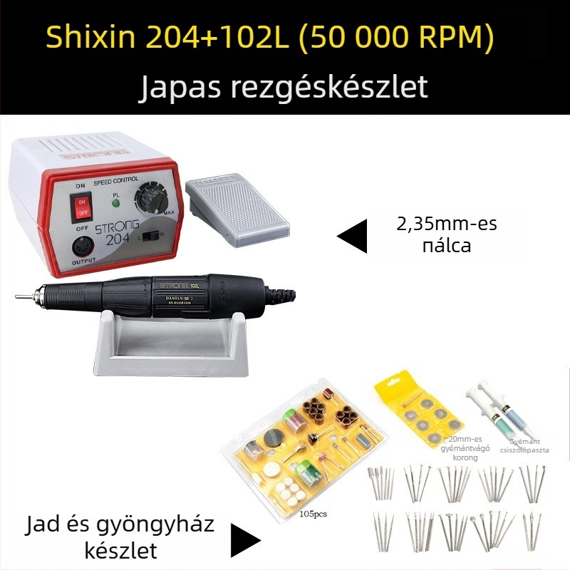 Shixin 204 Kompakt elektromos jade- és fa gravírozógép