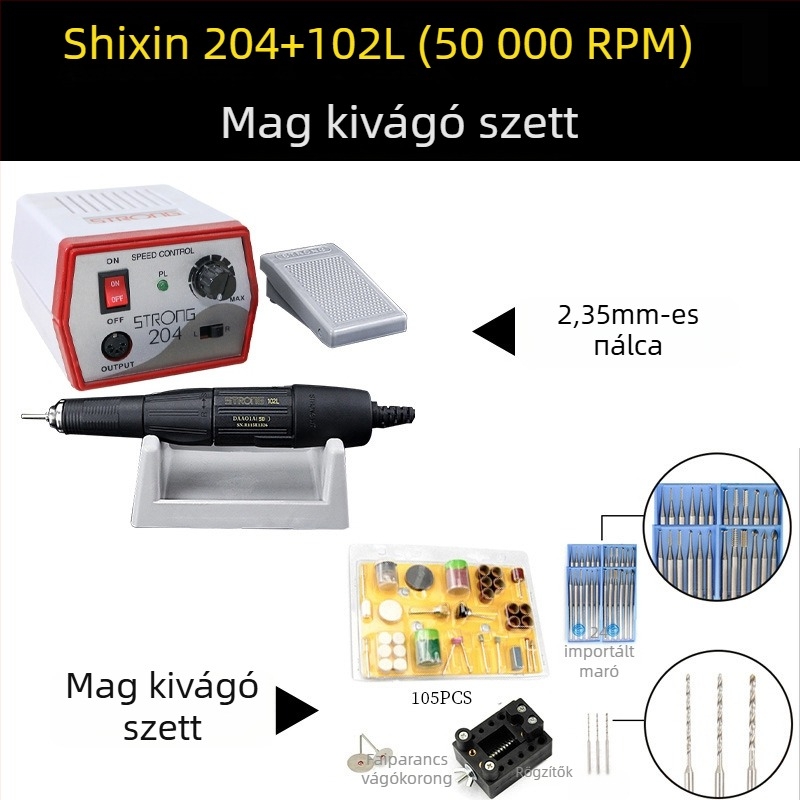 Shixin 204 Kompakt elektromos jade- és fa gravírozógép