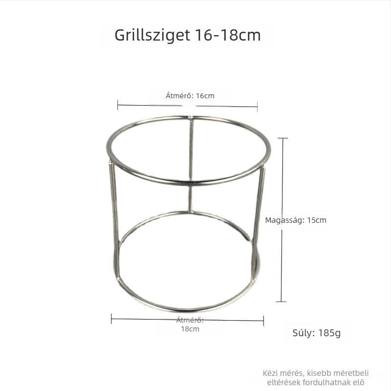 Azelay Lai rozsdamentes acél kétszintes büfés display állvány sashimi és osztriga számára, nem importált, modern minimalista stílus