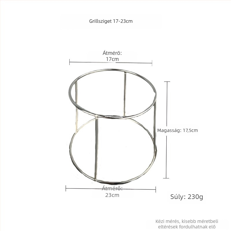 Azelay Lai rozsdamentes acél kétszintes büfés display állvány sashimi és osztriga számára, nem importált, modern minimalista stílus