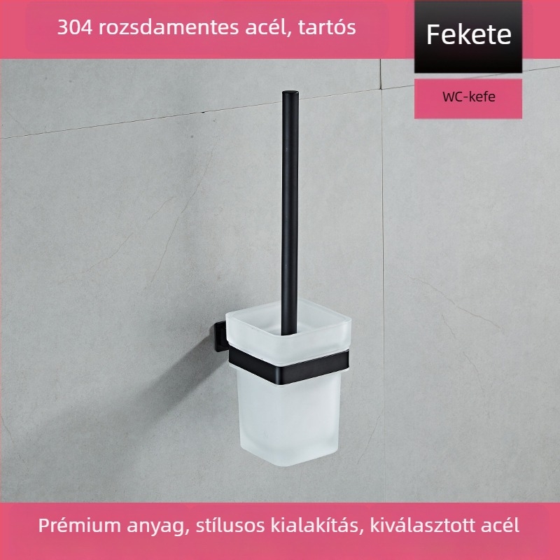 Modern letisztult fürdőszobai törölközőtartó, 304 rozsdamentes acélból, többszintű, CE tanúsítvány, teherbírás 30 kg