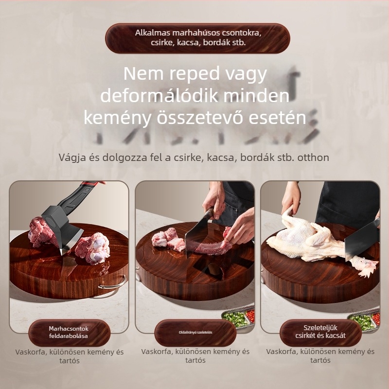 Fa vágódeszka, kétoldalas, antibakteriális és penészmentes, márka Tainanlao, 2021 tavaszi megjelenés