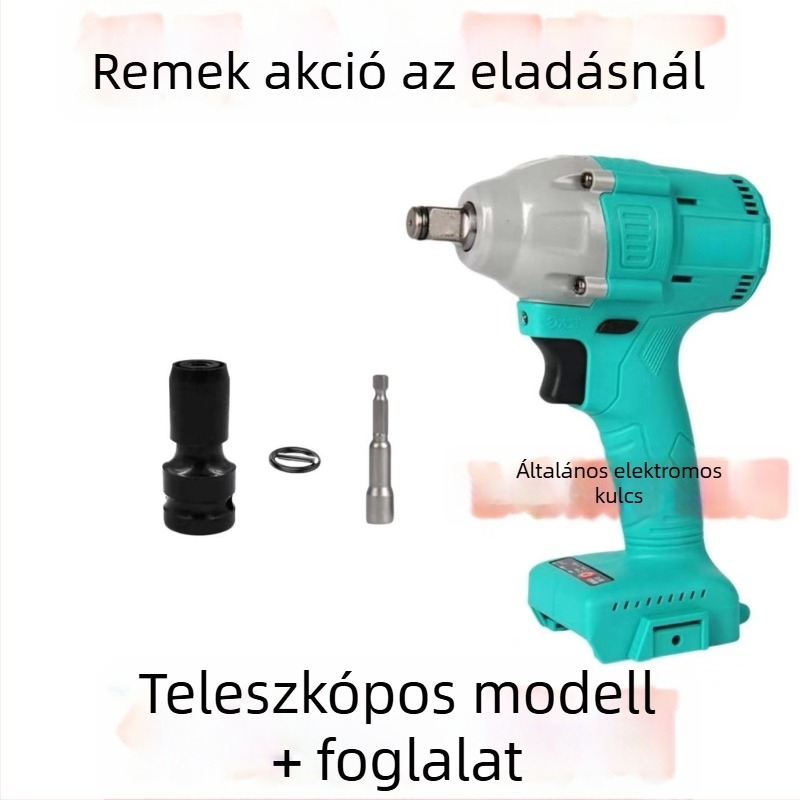 Elektronikus csavarhúzó átalakító fej, hatszögletes univerzális teleszkópos csukló, rugalmas hüvely, lila szantálfa