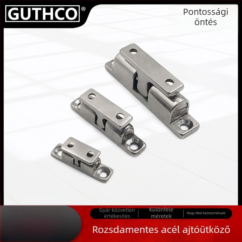 SG-MP50-S rozsdamentes acél 304 ajtófogó, polírozott felület, falra szerelés, kézi működtetés