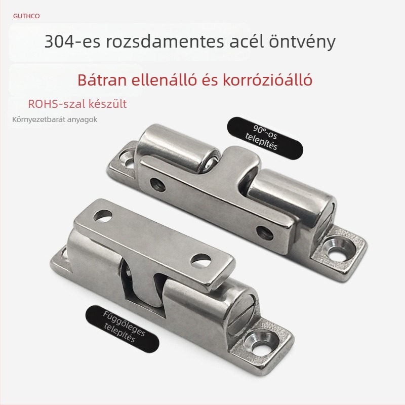 SG-MP50-S rozsdamentes acél 304 ajtófogó, polírozott felület, falra szerelés, kézi működtetés