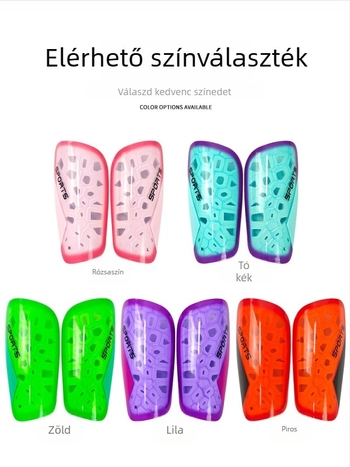 Beépíthető sípcsontvédők (típus beillesztés) vastagított ütésvédő párnával, PU anyagból, alkalmas futballra, kosárlabdára és röplabdára, testreszabás elérhető