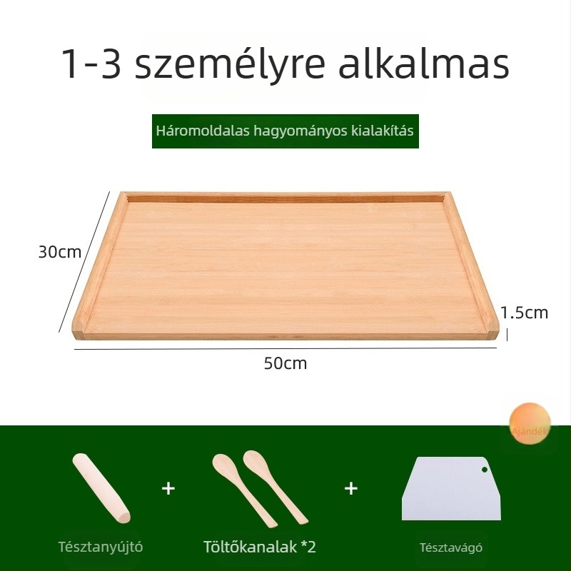 Antibakteriális bambusz vágódeszka, penészálló konyhai eszköz