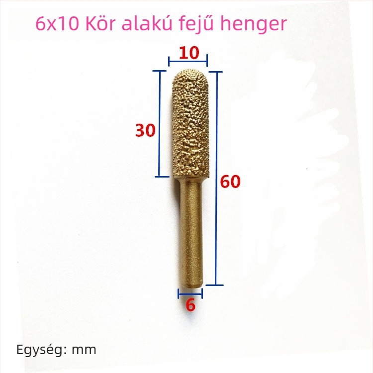 Kézi fúróhoz való gyémántos vasöntvény csiszolófej – vasöntvényhez, kőhöz és kerámiához, testreszabható