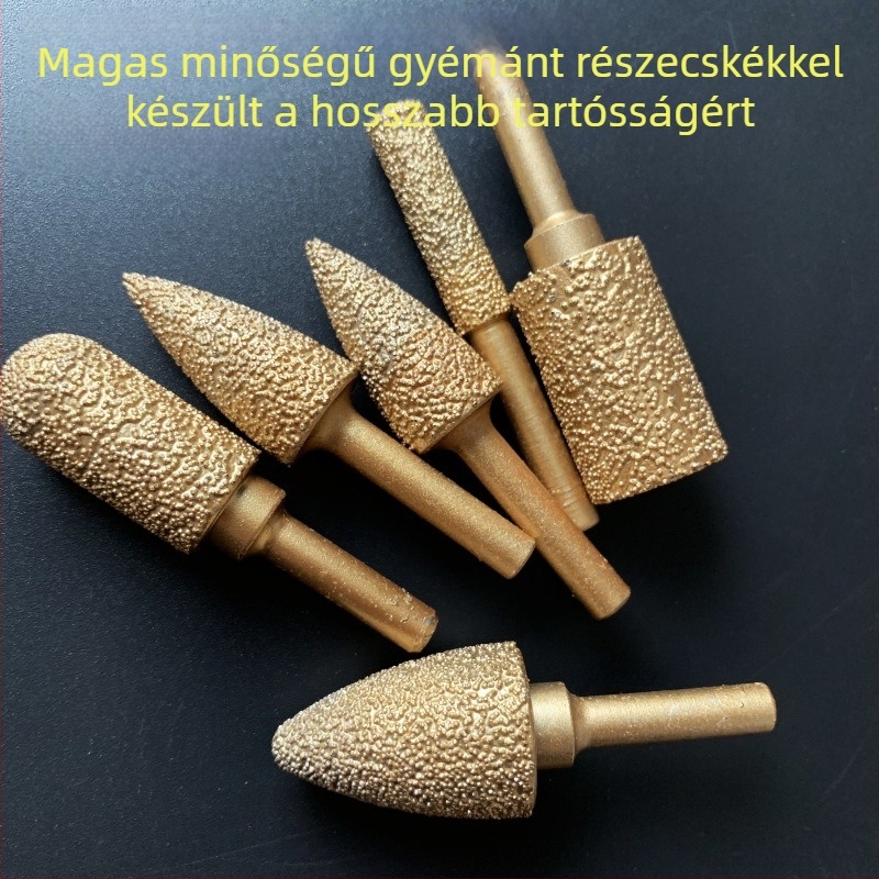 Kézi fúróhoz való gyémántos vasöntvény csiszolófej – vasöntvényhez, kőhöz és kerámiához, testreszabható